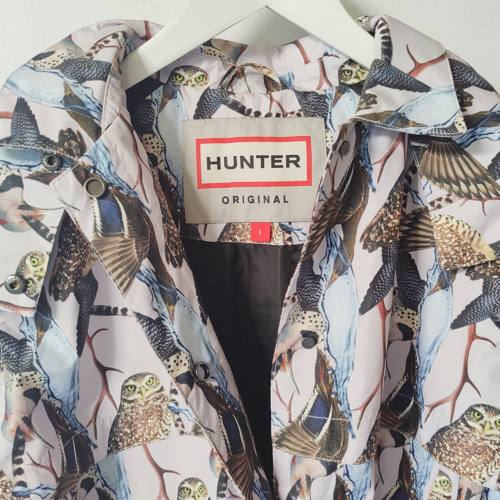 Hunter Owl Print Rain Jacket L